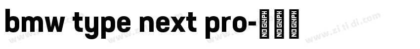 bmw type next pro字体转换